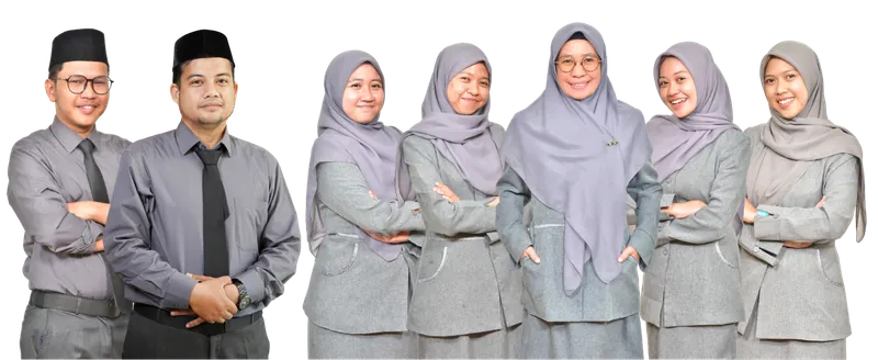 Tujuh guru dan tenaga pendidik Primary berseragam abu-abu