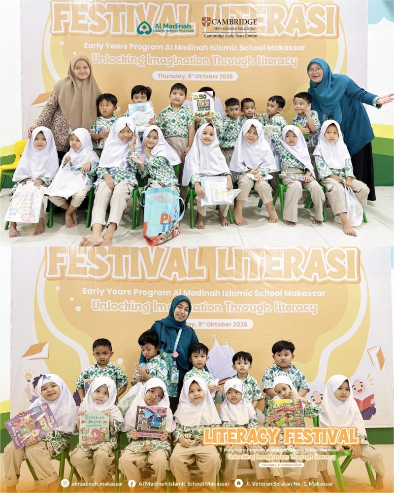 Literacy Day Primary di Al Madinah Islamic School Makassar foto 9